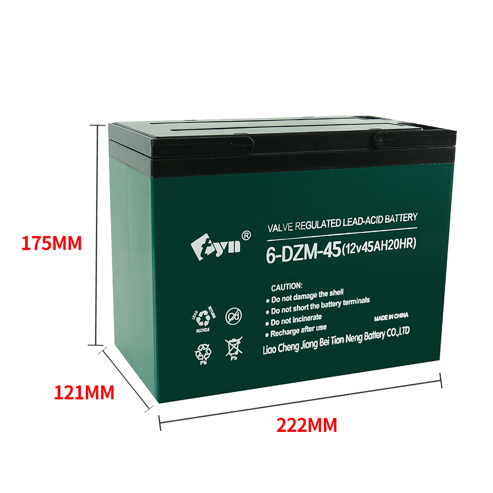 12V45AH lead-acid battery